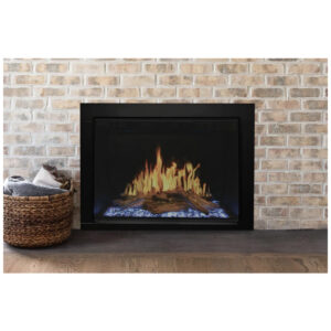 Lareira Elétrica Modern Flames 107x23cm 1500W Heliovision Smart App Embutir 110V