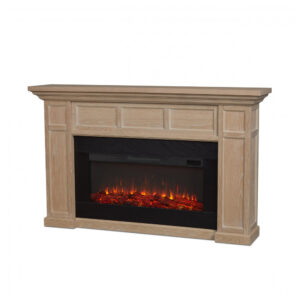 Lareira Elétrica Real Flame 190x116cm 1500W Chamas 6 Cores Controle Remoto 110V